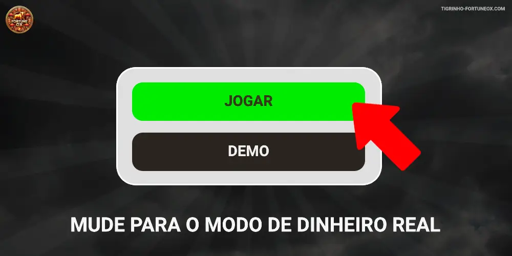Mude para o modo de dinheiro real