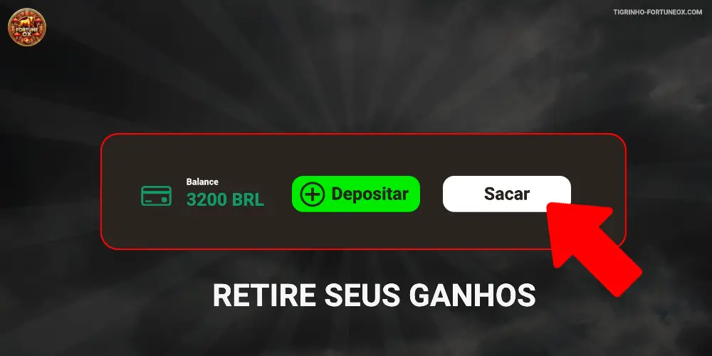 Retire seus ganhos